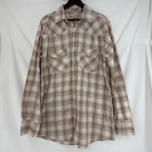 Bit & Bridle Plaid Pearl Snap Shirt XLT
